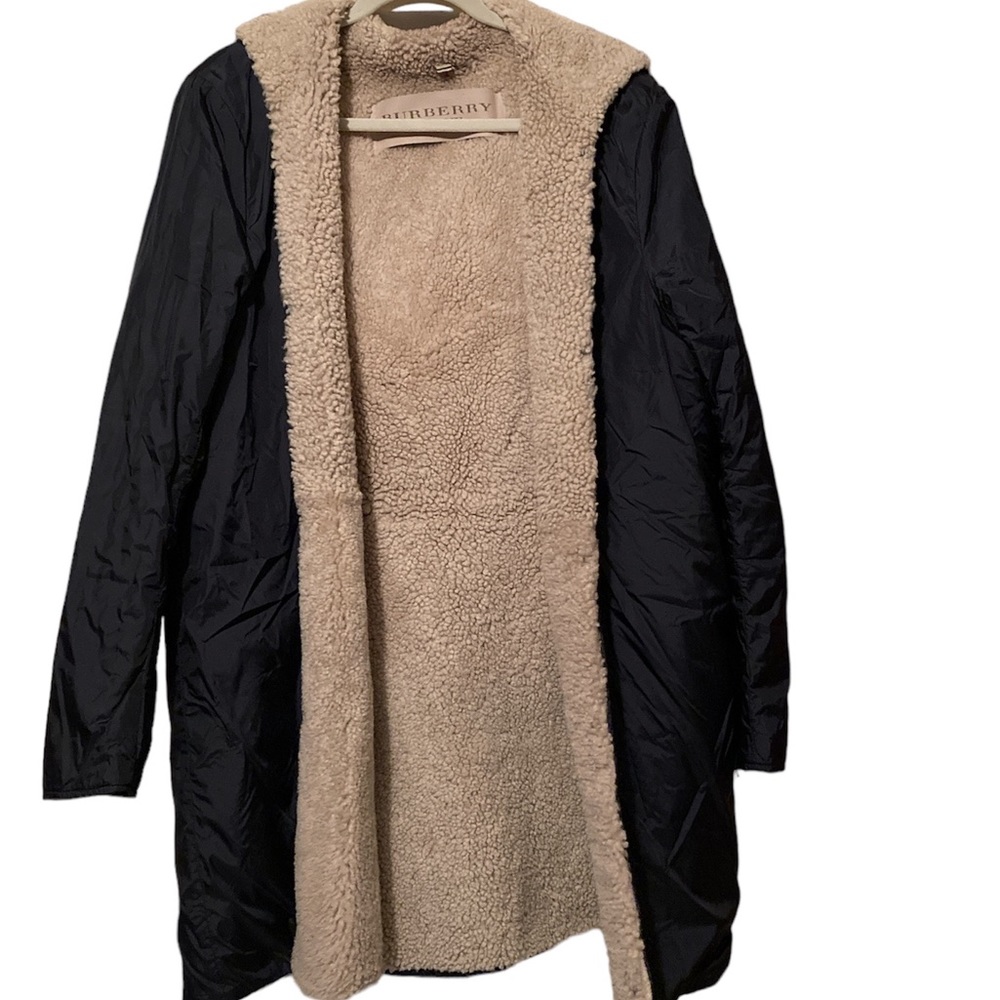 Burberry Brit Sherpa Hooded Lining